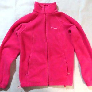 Columbia Fleece Pink Long Sleeve Jacket